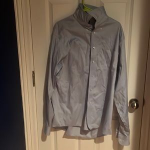 Blue Buttoned Downed Collared Shirt Eagle Shirtmakers